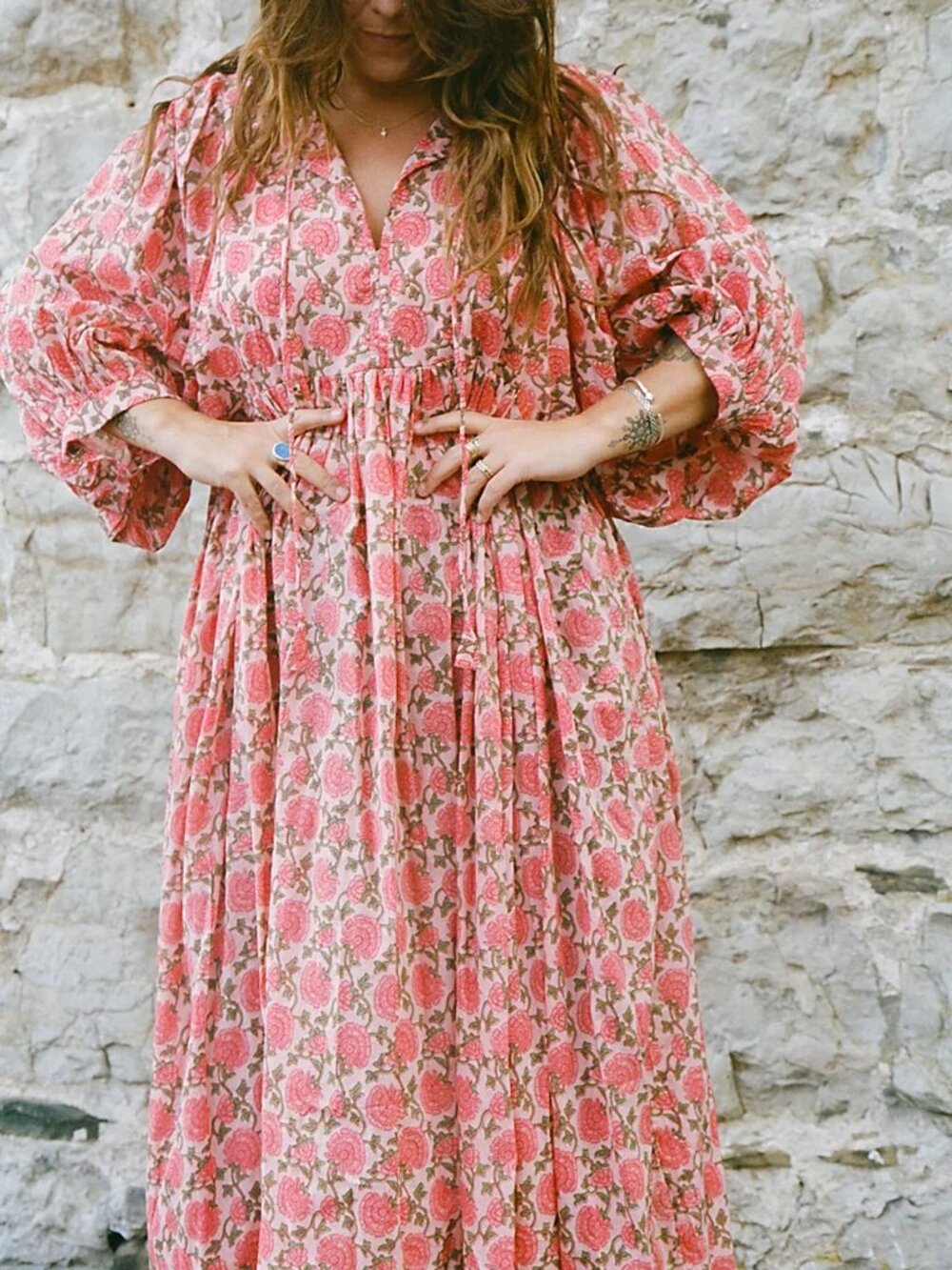 House of Sundar Maya Mini Dress Saffron Sun Medium - Picture 2 of 7